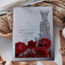 Search for silver floral border invitations Foil