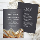 Search for silk wedding invitations Gold