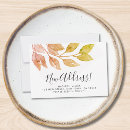Search for autumn leaves invitations Botanical