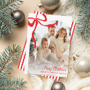 Search for red ribbon christmas cards Whimsical