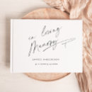 Search for memorial guest books Black and white