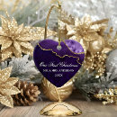 Search for violet christmas tree decorations Our first christmas