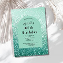 Search for mint green birthday invitations Digital download