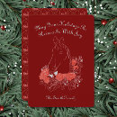 Search for equestrian christmas cards Red