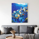 Search for moroccan canvas prints Blue