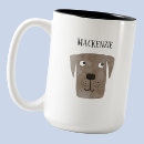 Search for chocolate labrador mugs Dog