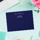 Search for blue envelopes Return address