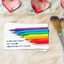 Search for art teacher business cards Class