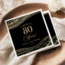 Search for 80th birthday napkins Cheers to 80 years