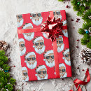 Search for african american santa wrapping paper Red