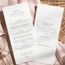 Search for black wedding menus Dinner