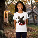 Search for moose kids tshirts Nature