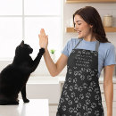 Search for pet paw print aprons Grey