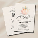 Search for little pumpkin shower invitations Autumn fall