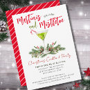 Search for martini christmas invitations Jingle and mingle