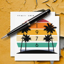 Search for palm tree birthday invitations Vintage