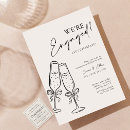 Search for champagne bubbles invitations Modern