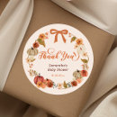 Search for pumpkin shower thank you stickers Script