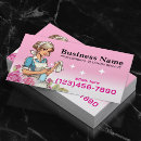 Search for cute cleaning business cards Housekeeping