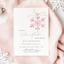 Search for snowflake baby girl shower invitations Winter wonderland