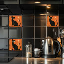 Search for orange retro tiles Atomic era