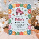 Search for rollerskate birthday invitations Rainbow