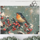 Search for holly tissue paper Robin