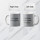 Search for funny principal mugs Typography