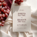 Search for burgundy wedding invitations Autumn