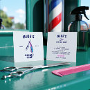 Search for razor business cards Hair stylist
