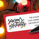 Search for tree lights return address labels Festive