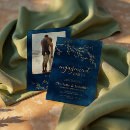 Search for navy and gold engagement party invitations Floral