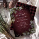 Search for burgundy and silver wedding invitations Rustic