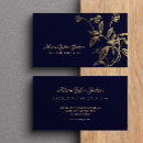 Search for navy blue and gold business cards Elegant