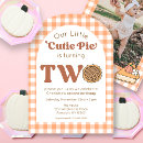 Search for cutie pie invitations Gingham plaid