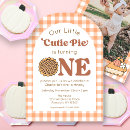 Search for cutie pie invitations Gingham plaid