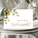 Search for sunflower bridesmaid cards Botanical