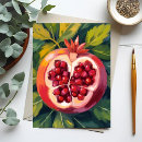 Search for pomegranate postcards Red