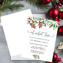 Search for holly christmas invitations Virtual