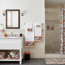 Search for orange and black bath towels Pattern
