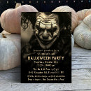 Search for clown halloween invitations Scary