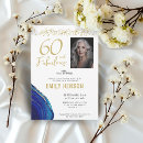 Search for 60 and fabulous surprise party invitations Elegant