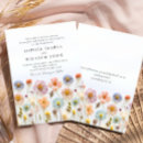Search for pastel floral invitations Wildflower