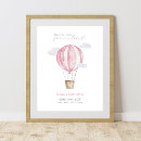 Search for hot air balloon nursery posters Pink