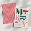 Search for 70s christmas cards Merry and bright