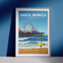 Search for santa monica posters California