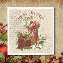 Search for vintage santa napkins Collage