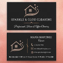Search for sparkling clean business cards For her