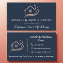 Search for navy and rose gold business cards For her