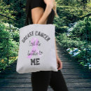 Search for breast cancer tote bags Survivor